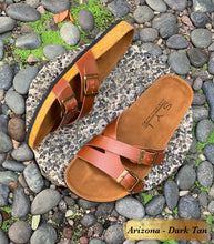 Load image into Gallery viewer, Arizona slippers in cork by SYL

